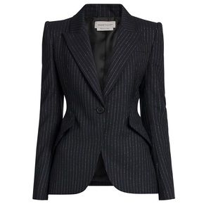 NEW!!! With tags!! Silver stripe blazer jacket